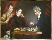 James Northcote Chess Players USA oil painting artist